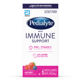 Pedialyte<sup>®</sup> with Immune Support Powder